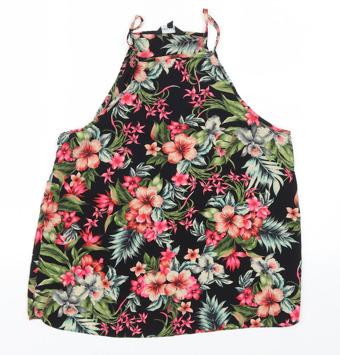 New Look Womens Multicoloured Floral  Basic Tank Size 10