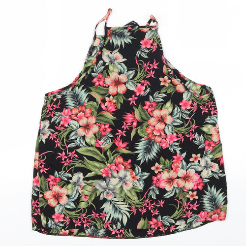 New Look Womens Multicoloured Floral  Basic Tank Size 10