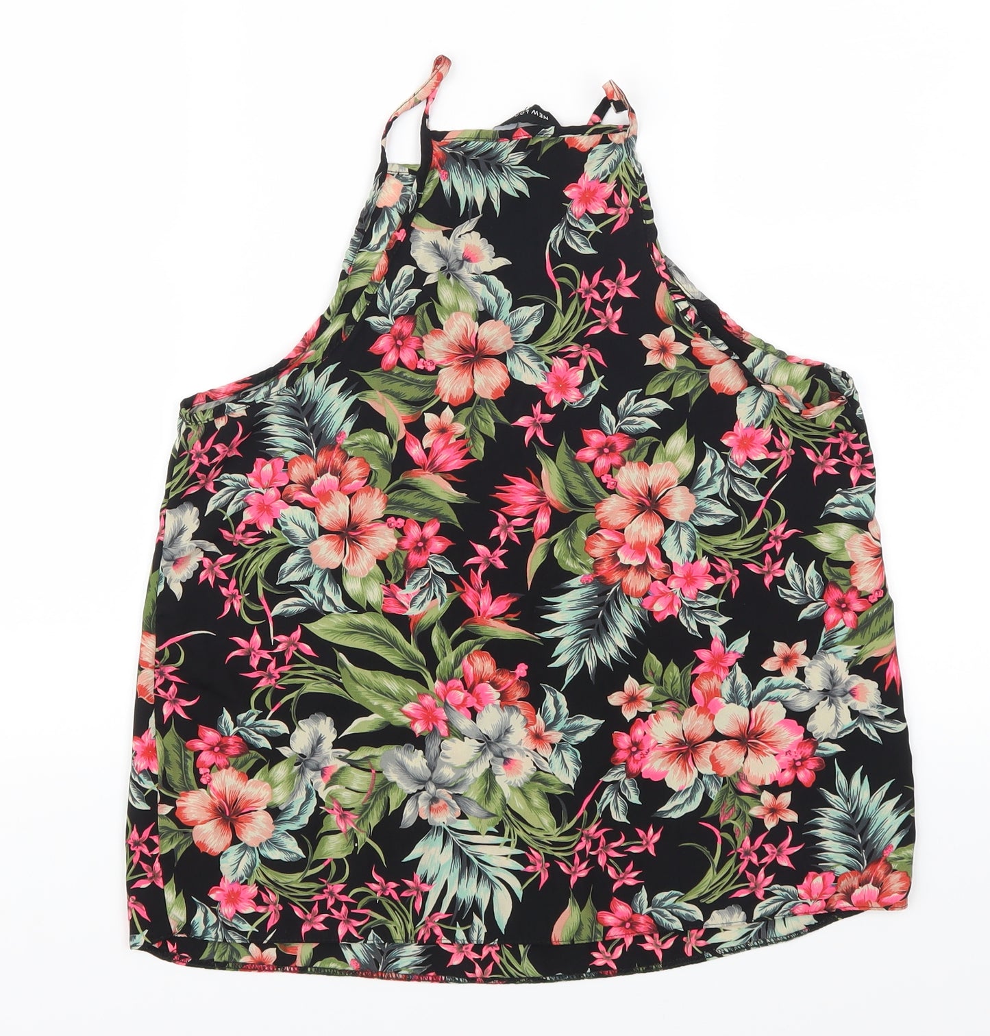 New Look Womens Multicoloured Floral  Basic Tank Size 10