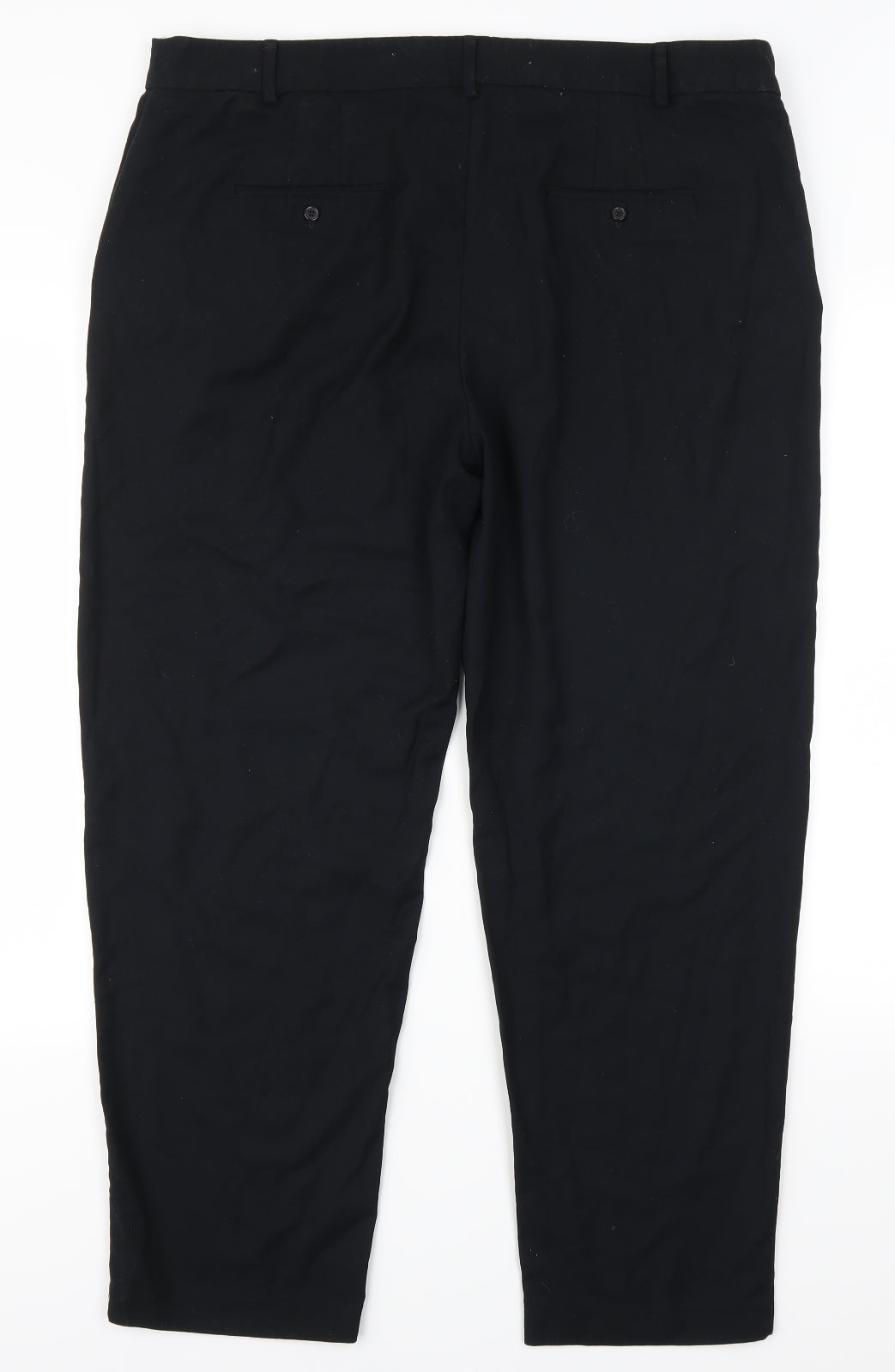 Marks and Spencer Womens Black   Trousers  Size 18 L29 in