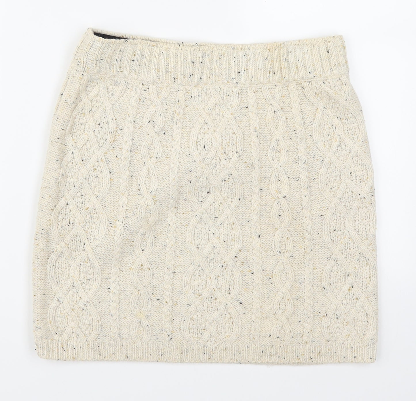 Atmopshere Womens Beige   Mini Skirt Size 12  - Cable Knit