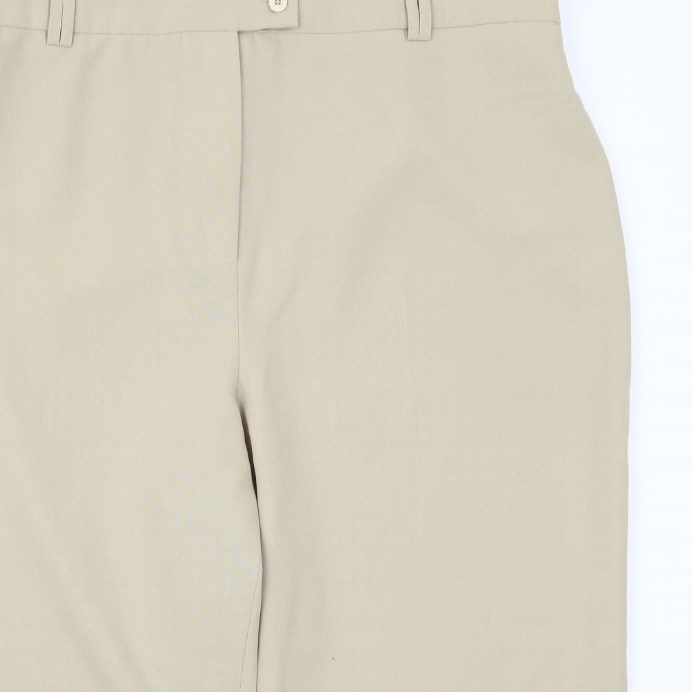 Classics Womens Beige   Cropped Trousers Size 26 L20 in