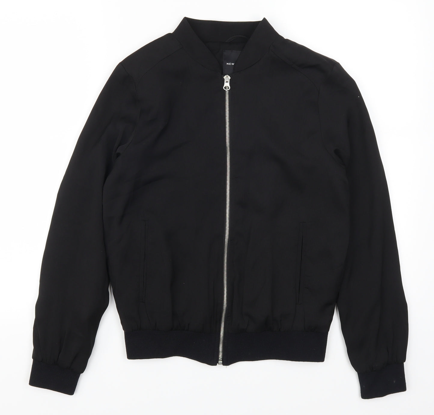 NEXT Womens Black   Bomber Jacket Jacket Size 6