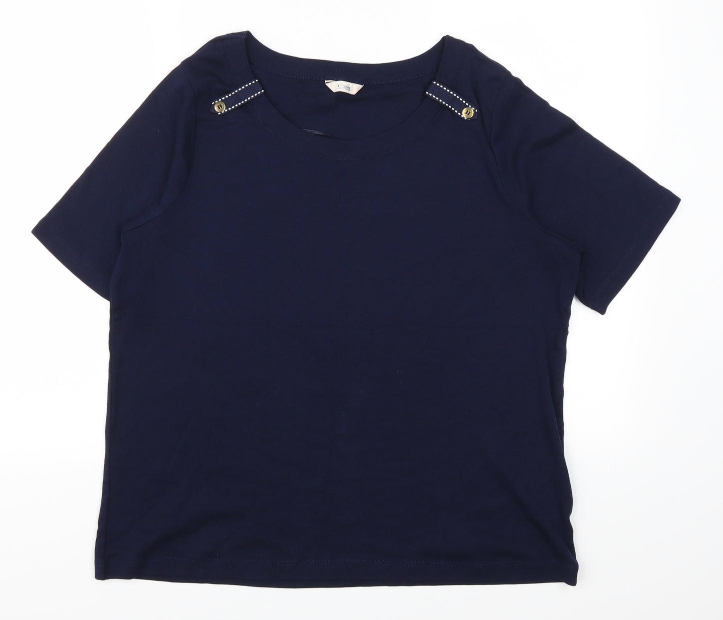 Marks and Spencer Womens Blue   Basic T-Shirt Size 18