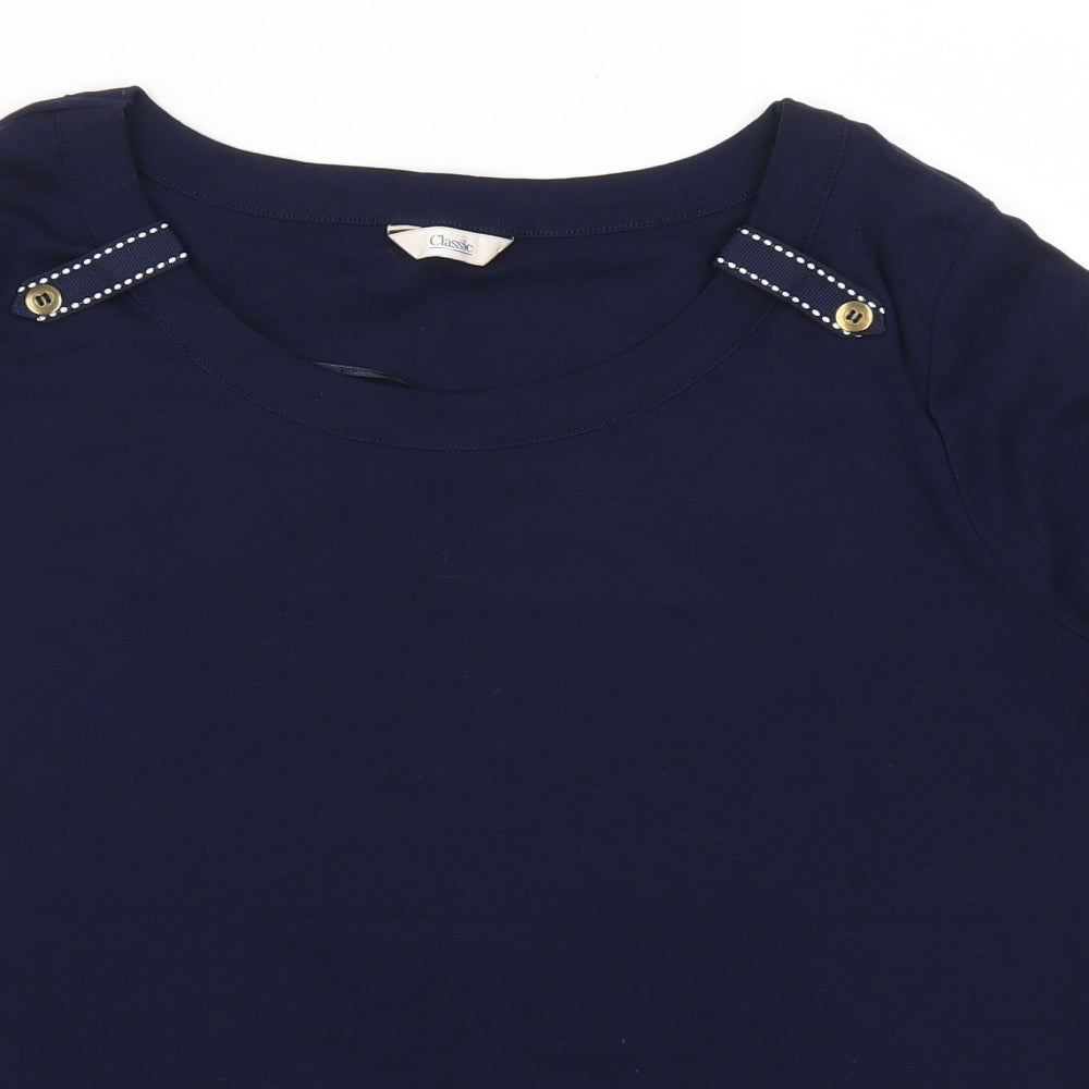 Marks and Spencer Womens Blue   Basic T-Shirt Size 18