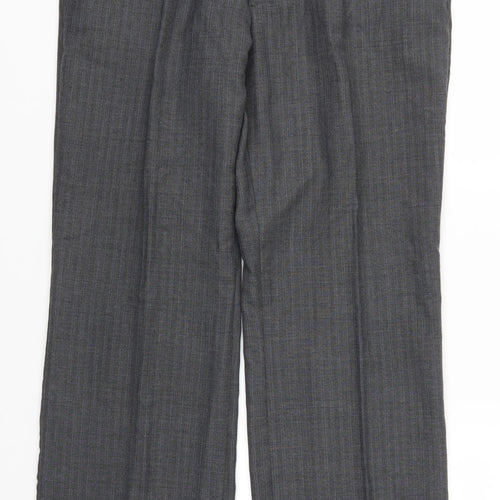 George Womens Grey Striped  Trousers  Size 38 L31 in