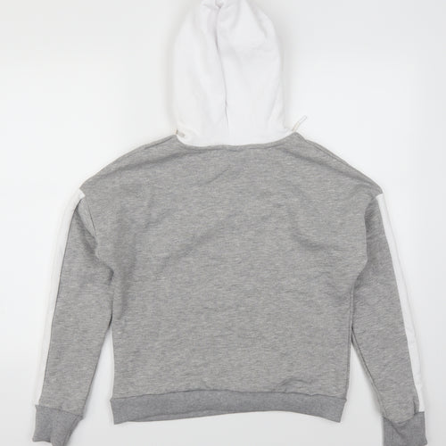 Closure Womens Grey   Pullover Hoodie Size 10