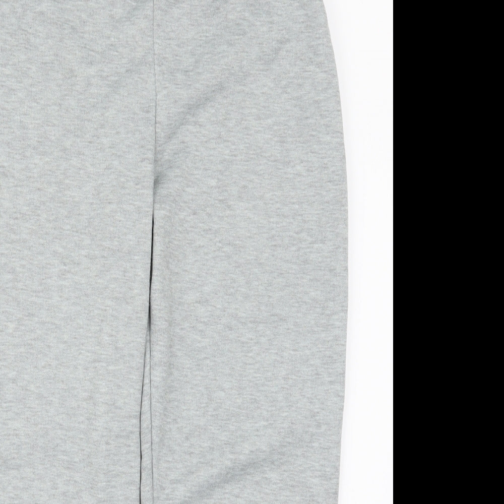 Pretty Little Thing Womens Grey   Sweatpants Trousers Size 10 L25 in