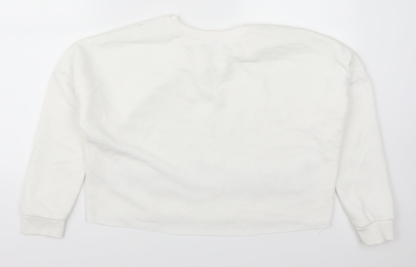 Primark Womens White   Cape Sweatshirt Size 4  - Love Love