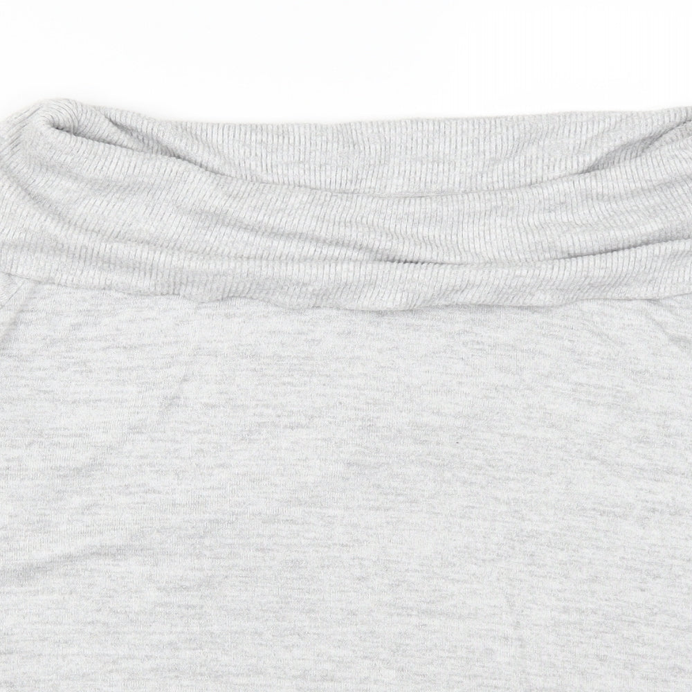 Very Womens Grey Solid  Top Pyjama Top Size 16