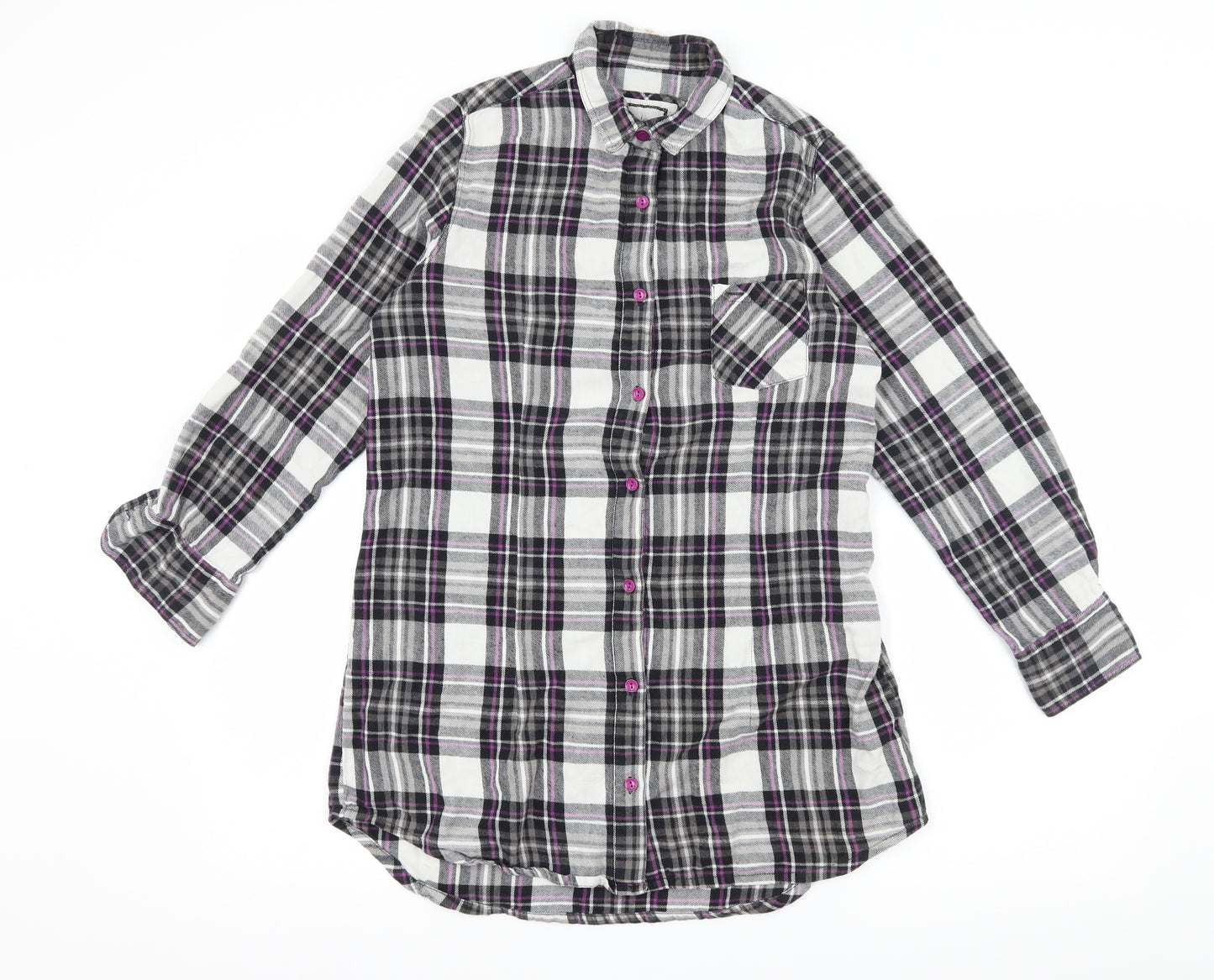 La Senza Womens Black Check  Basic Blouse Size S