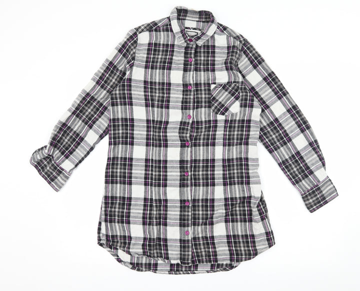 La Senza Womens Black Check  Basic Blouse Size S