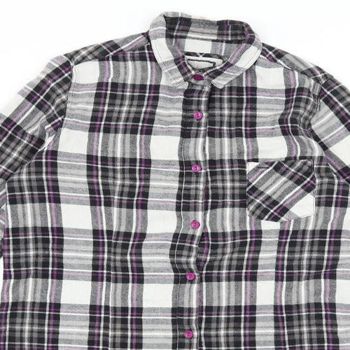 La Senza Womens Black Check  Basic Blouse Size S