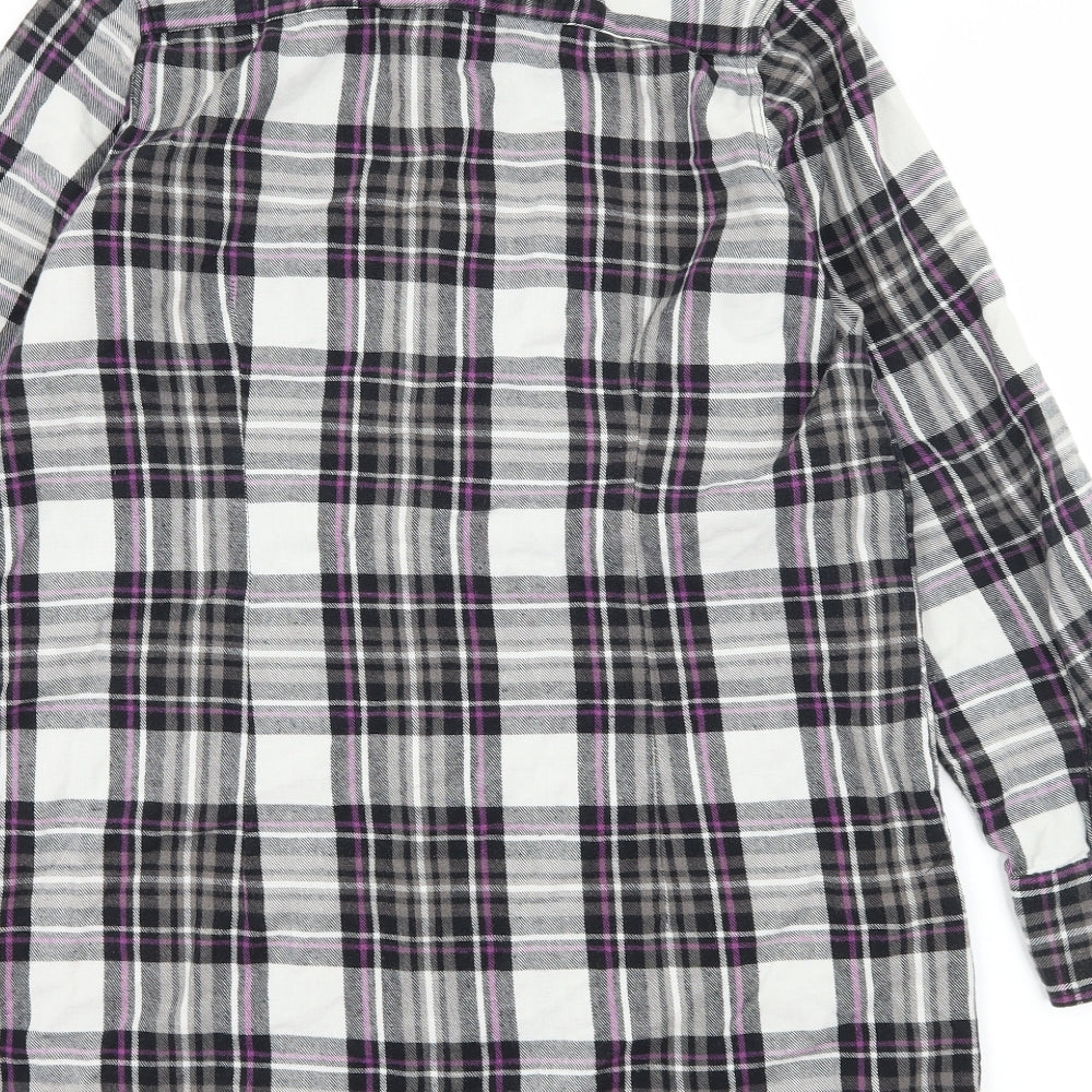 La Senza Womens Black Check  Basic Blouse Size S