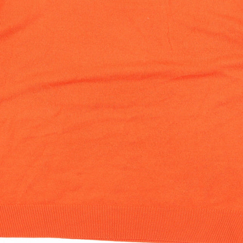 PEP & CO Womens Orange  Knit Pullover Jumper Size 16