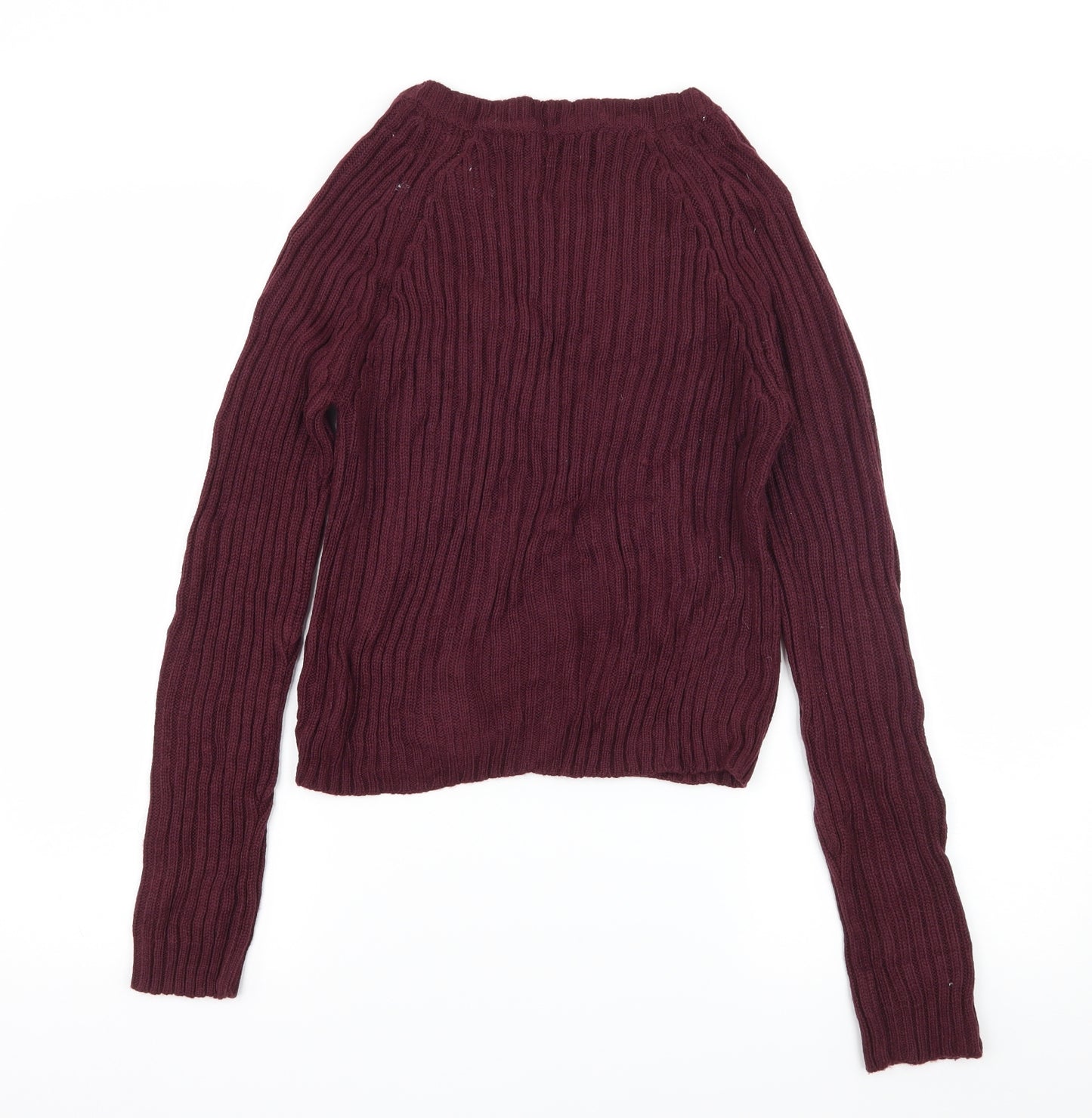 Select Womens Purple  Knit Pullover Jumper Size 10