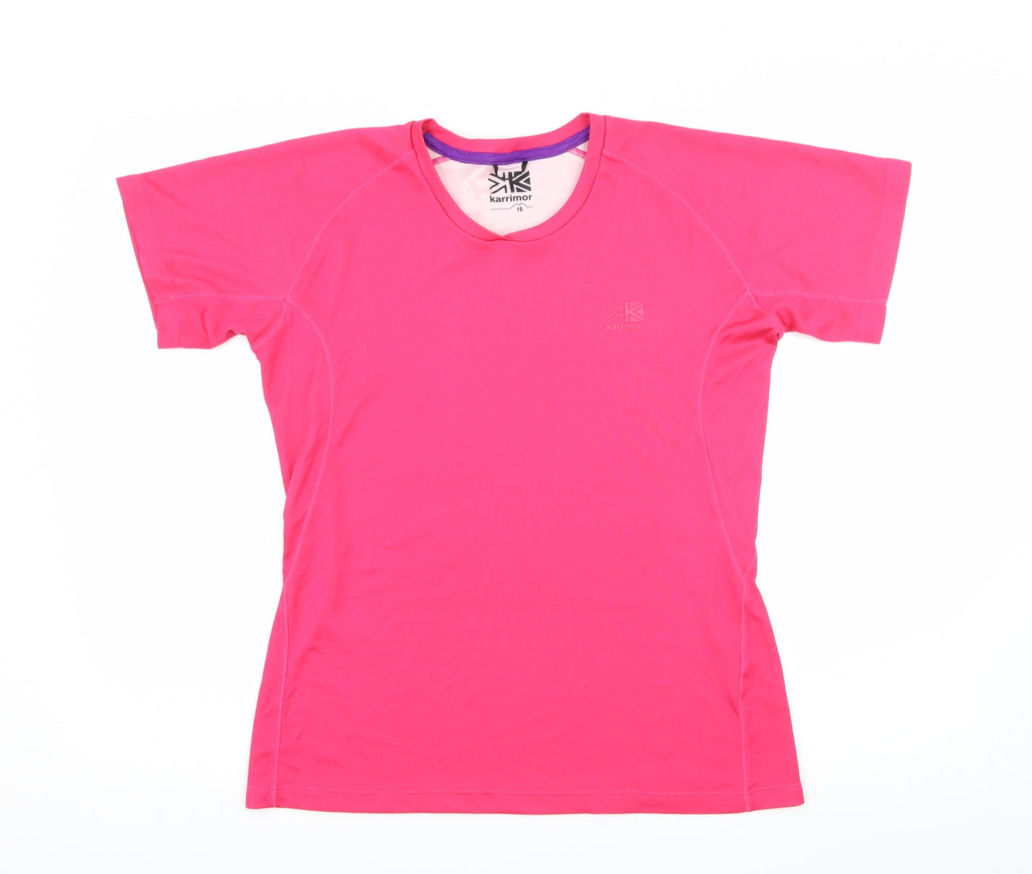 Karrimor Womens Pink  Jersey Basic T-Shirt Size 16
