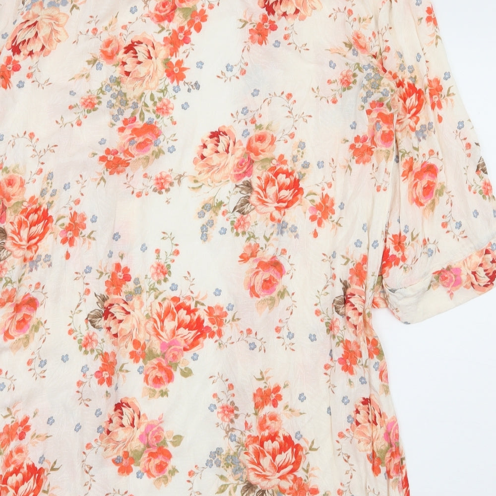 New Look Womens Ivory   Kimono Blouse Size 14