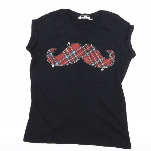 New Look Girls Black  Jersey Basic T-Shirt Size 12-13 Years