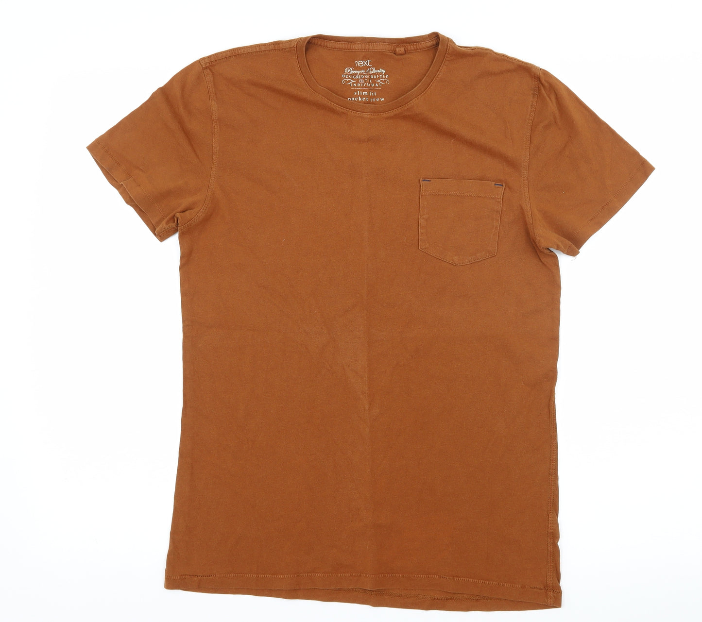 NEXT Mens Brown  Jersey  T-Shirt Size S