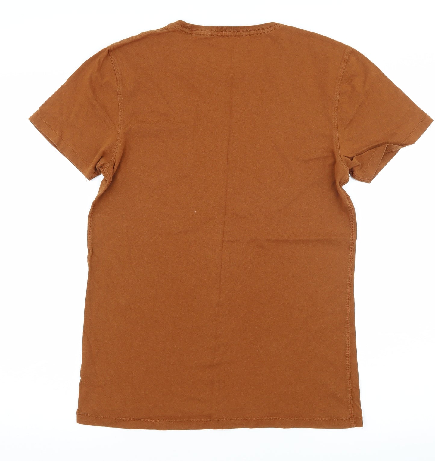 NEXT Mens Brown  Jersey  T-Shirt Size S