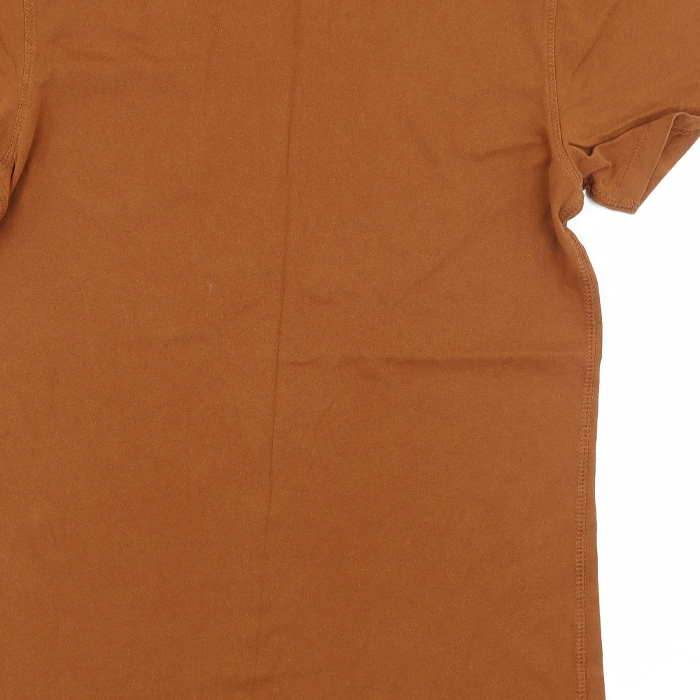 NEXT Mens Brown  Jersey  T-Shirt Size S