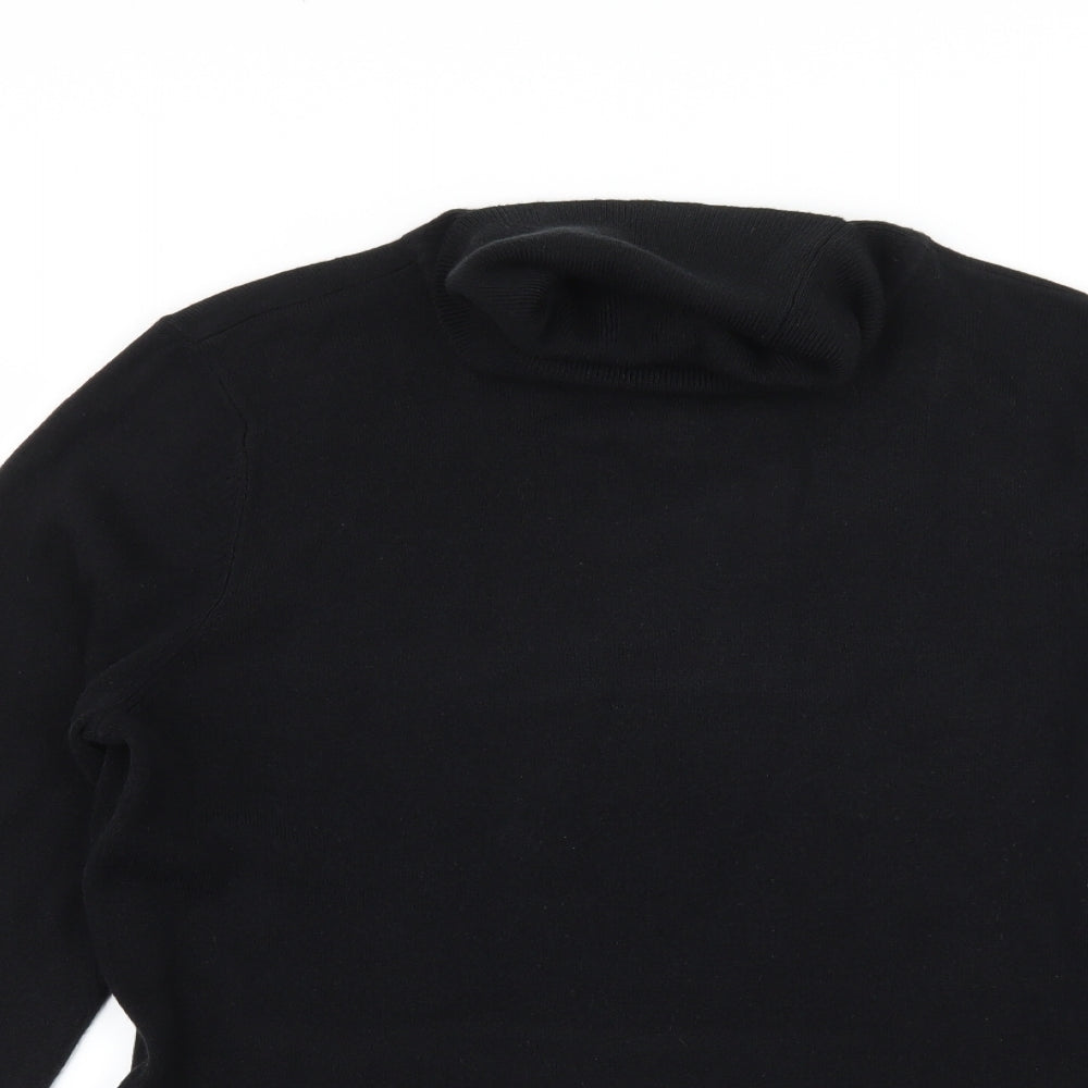 George Womens Black  Knit Pullover Jumper Size 14