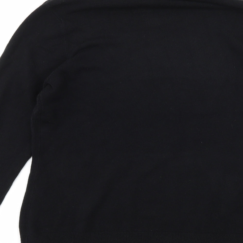 George Womens Black  Knit Pullover Jumper Size 14