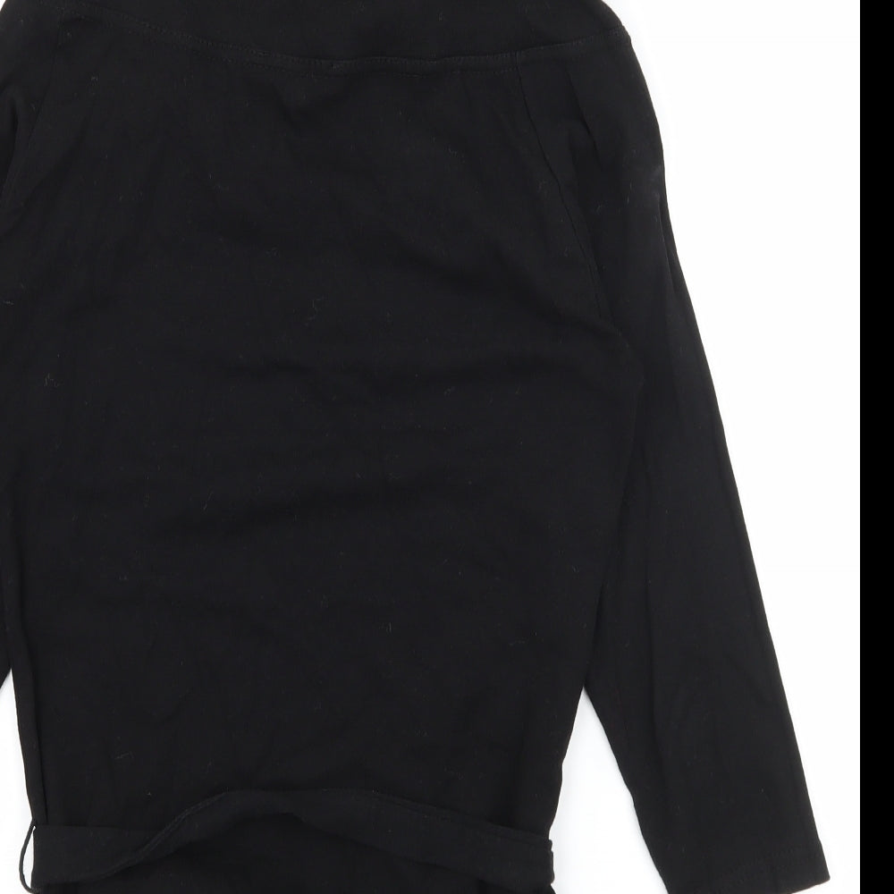 MK Womens Black  Jersey Basic T-Shirt Size 12