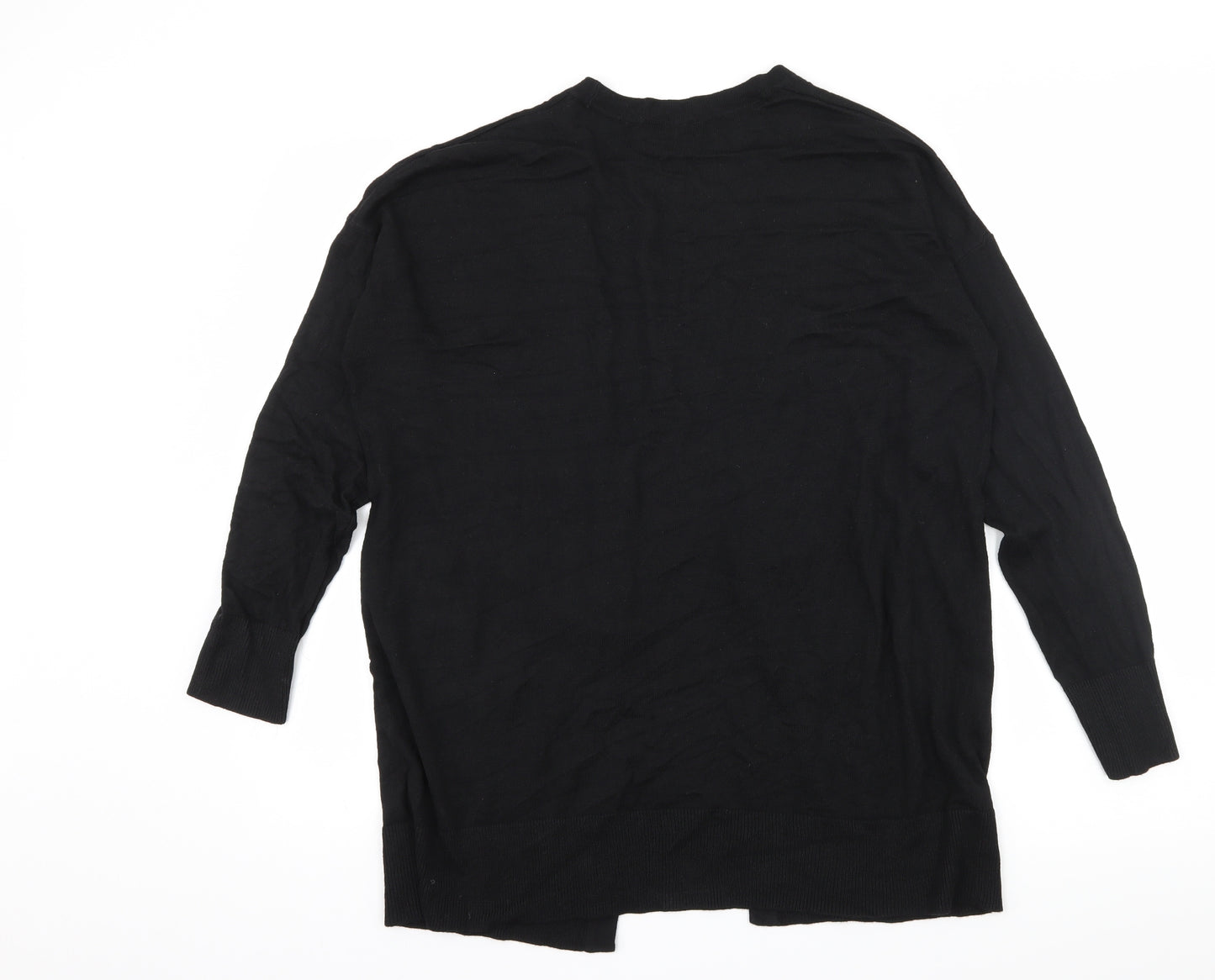 F&F Womens Black  Knit Cardigan Jumper Size 14