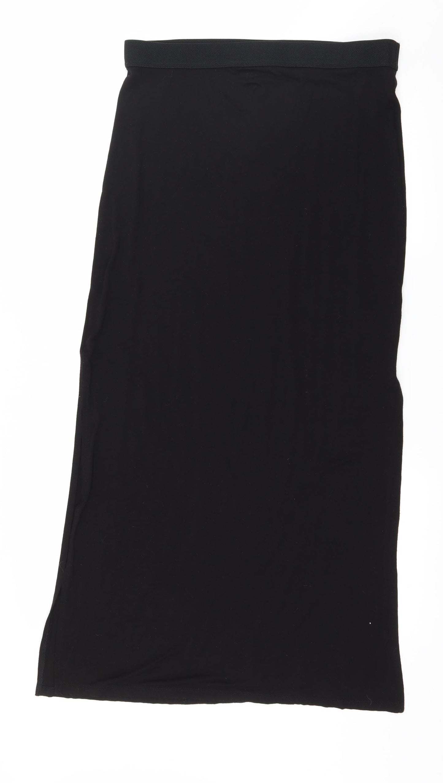 H&M Womens Black  Jersey Maxi Skirt Size M
