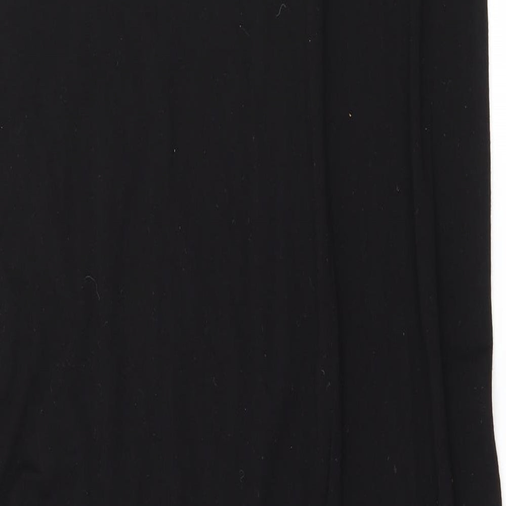 H&M Womens Black  Jersey Maxi Skirt Size M
