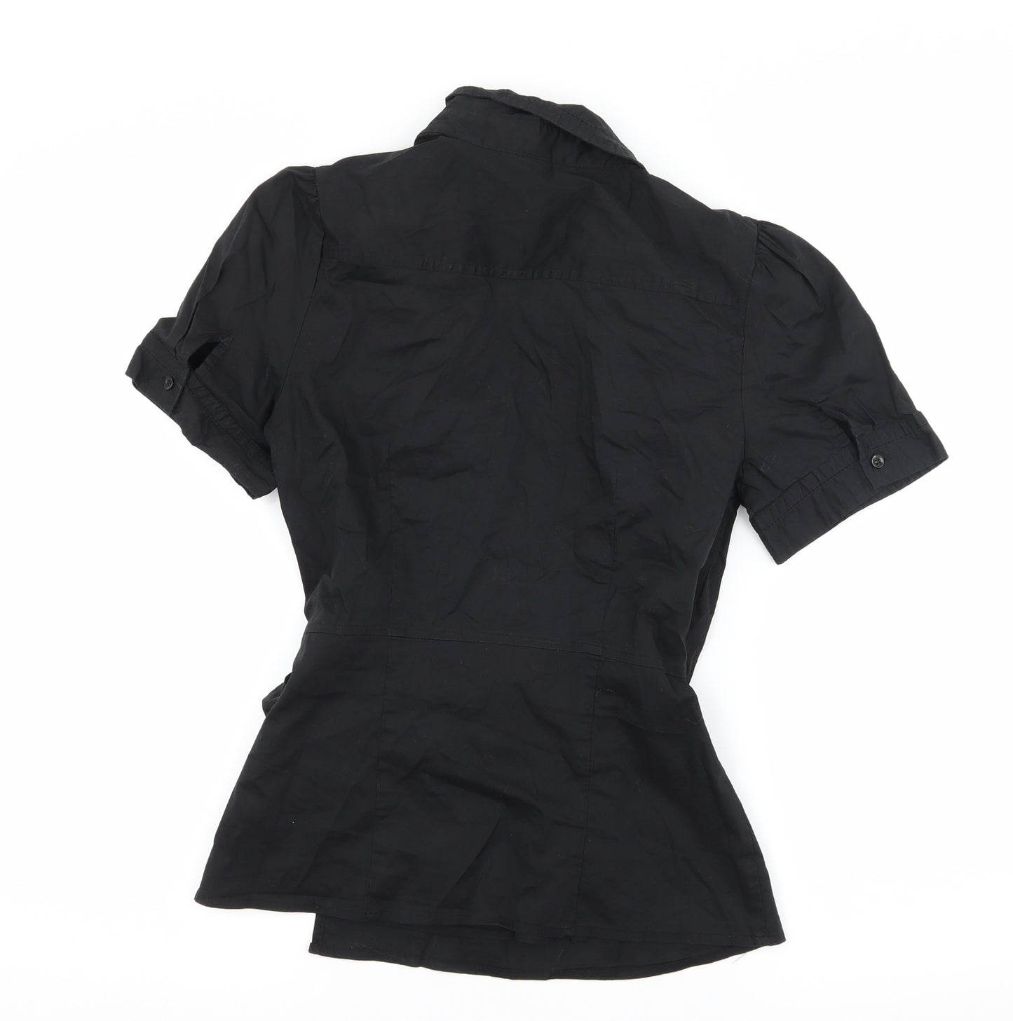 H&M Womens Black   Basic Blouse Size 12