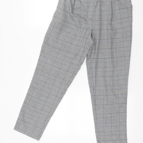 New Look Womens Green Houndstooth  Trousers  Size 8 L25 in