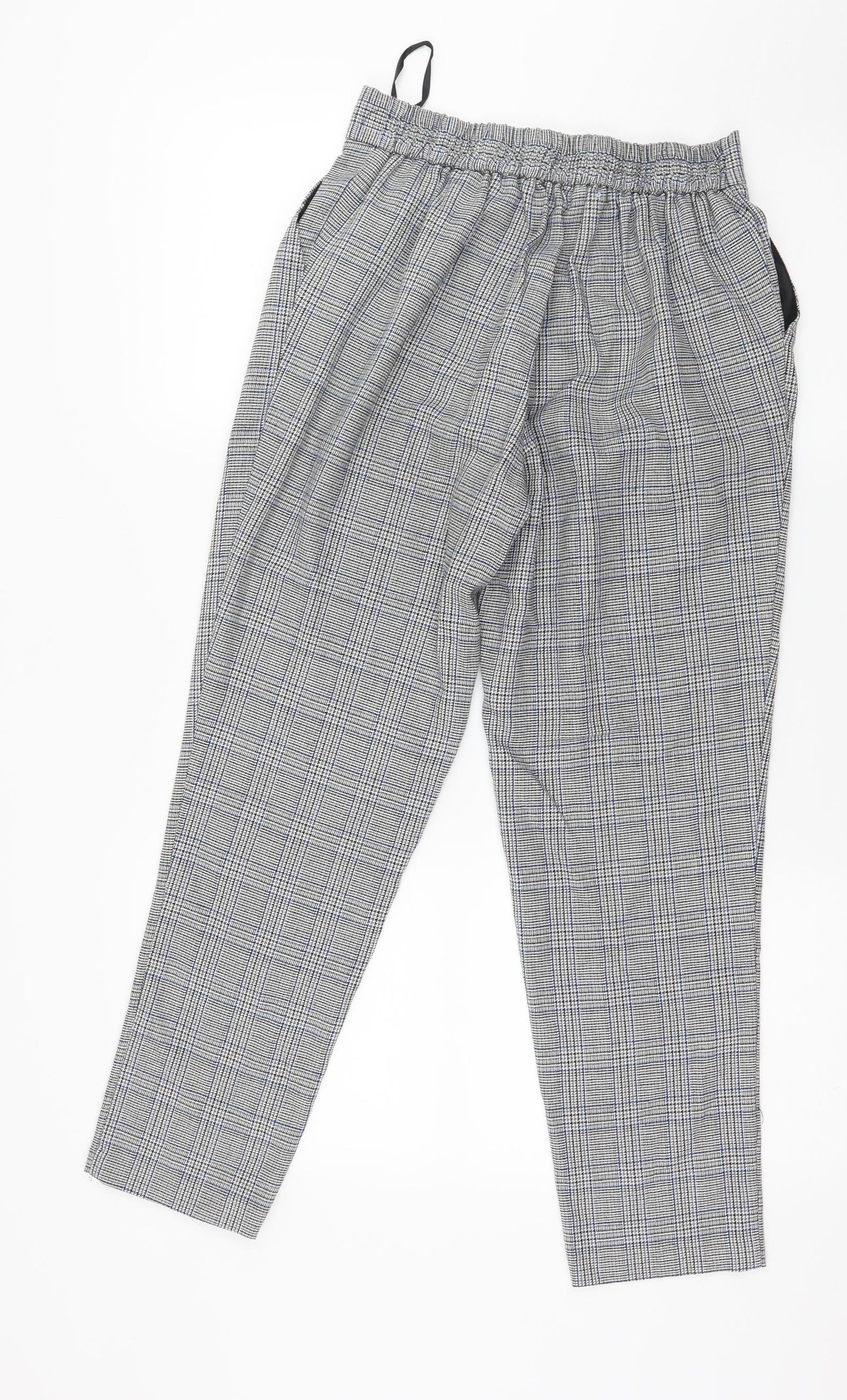 New Look Womens Green Houndstooth  Trousers  Size 8 L25 in