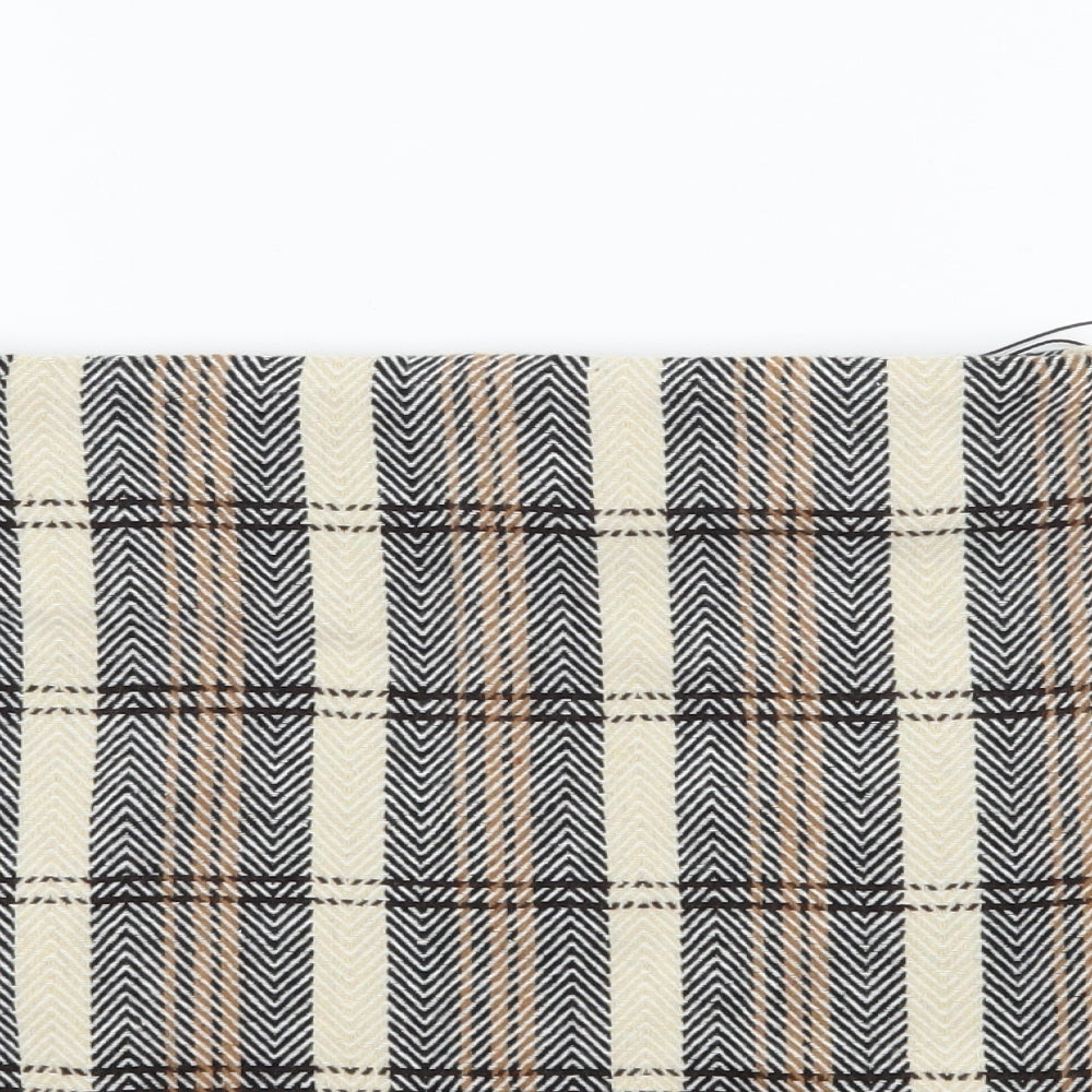 Primark Womens Beige Check  A-Line Skirt Size 8