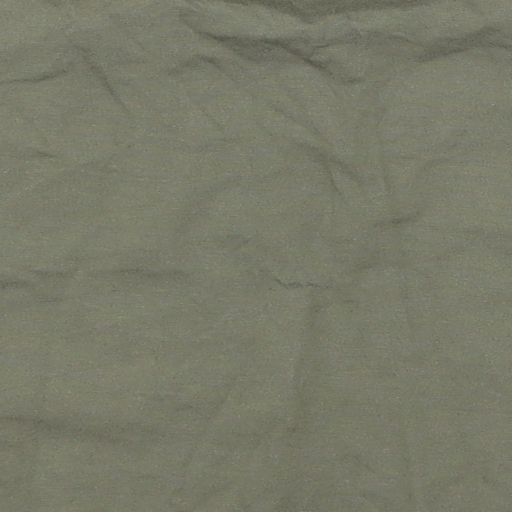 ellesse Womens Green Striped Jersey Basic Blouse Size 4