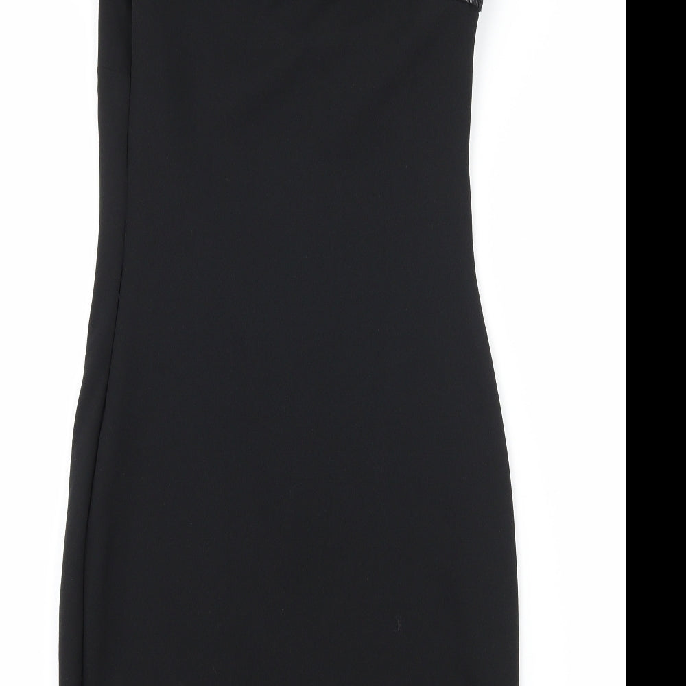 New Look Womens Black  Rayon Bodycon  Size 6