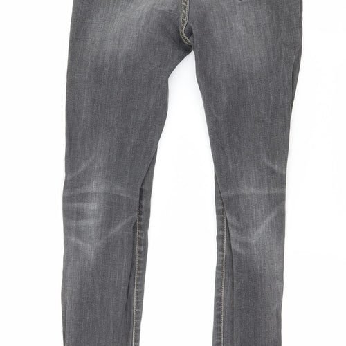 United Colors of Benetton Womens Grey  Denim Skinny Jeans Size 26 in L30 in