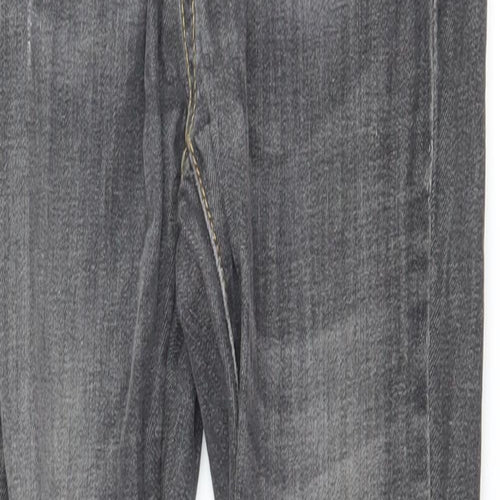 United Colors of Benetton Womens Grey  Denim Skinny Jeans Size 26 in L30 in