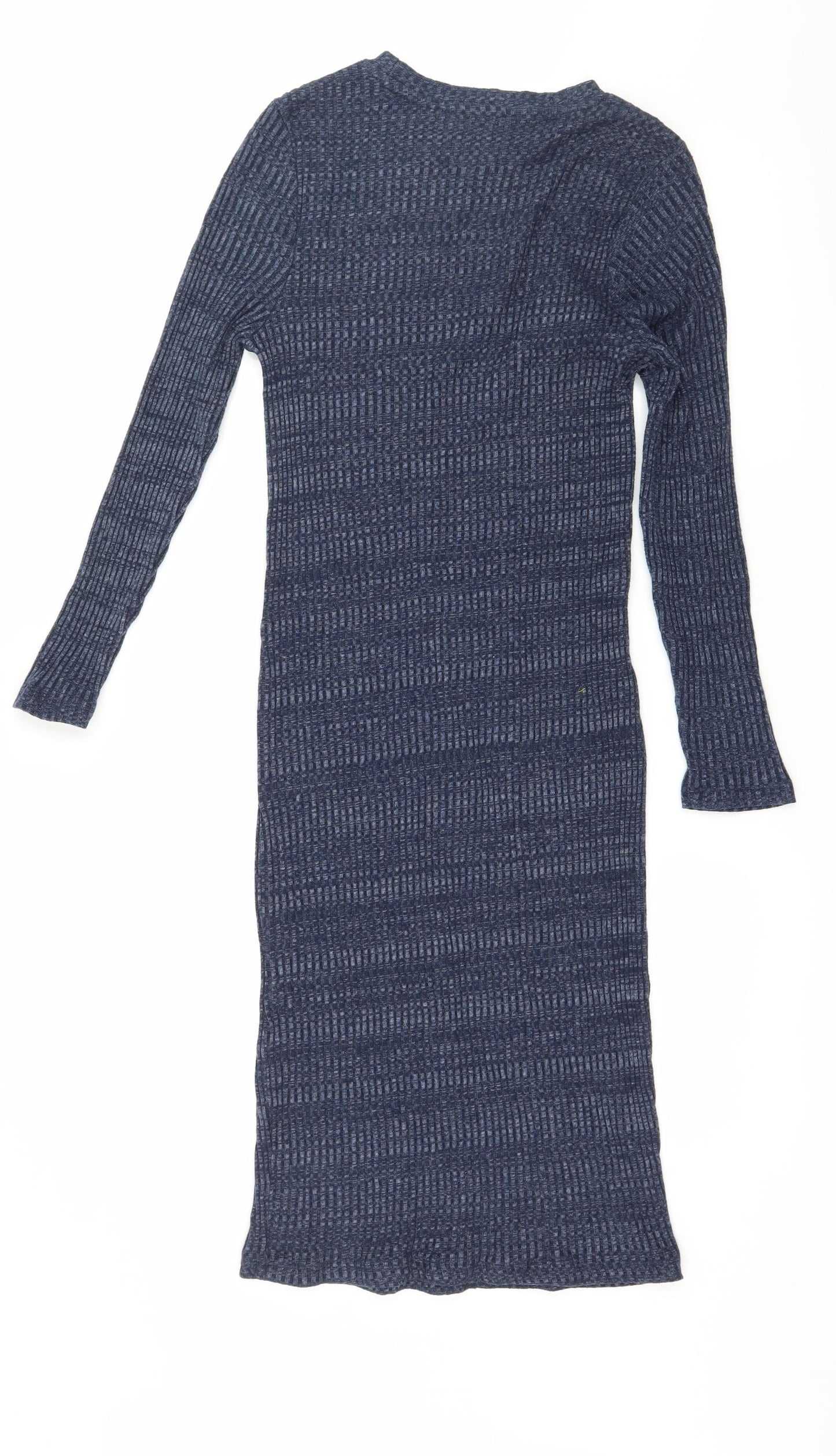 Primark Womens Blue  Jersey Jumper Dress  Size 14
