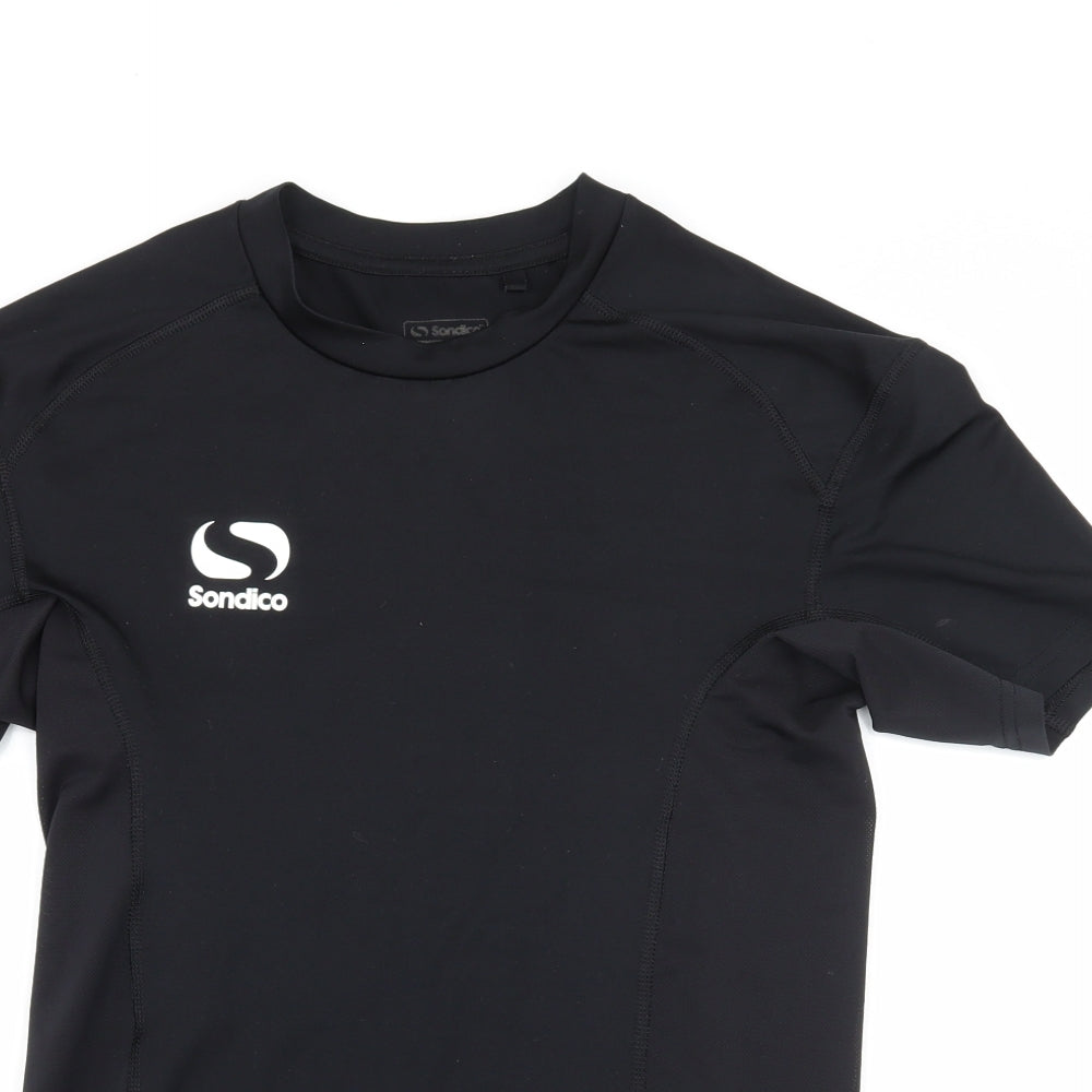 Sondico Mens Black  Jersey  T-Shirt Size M
