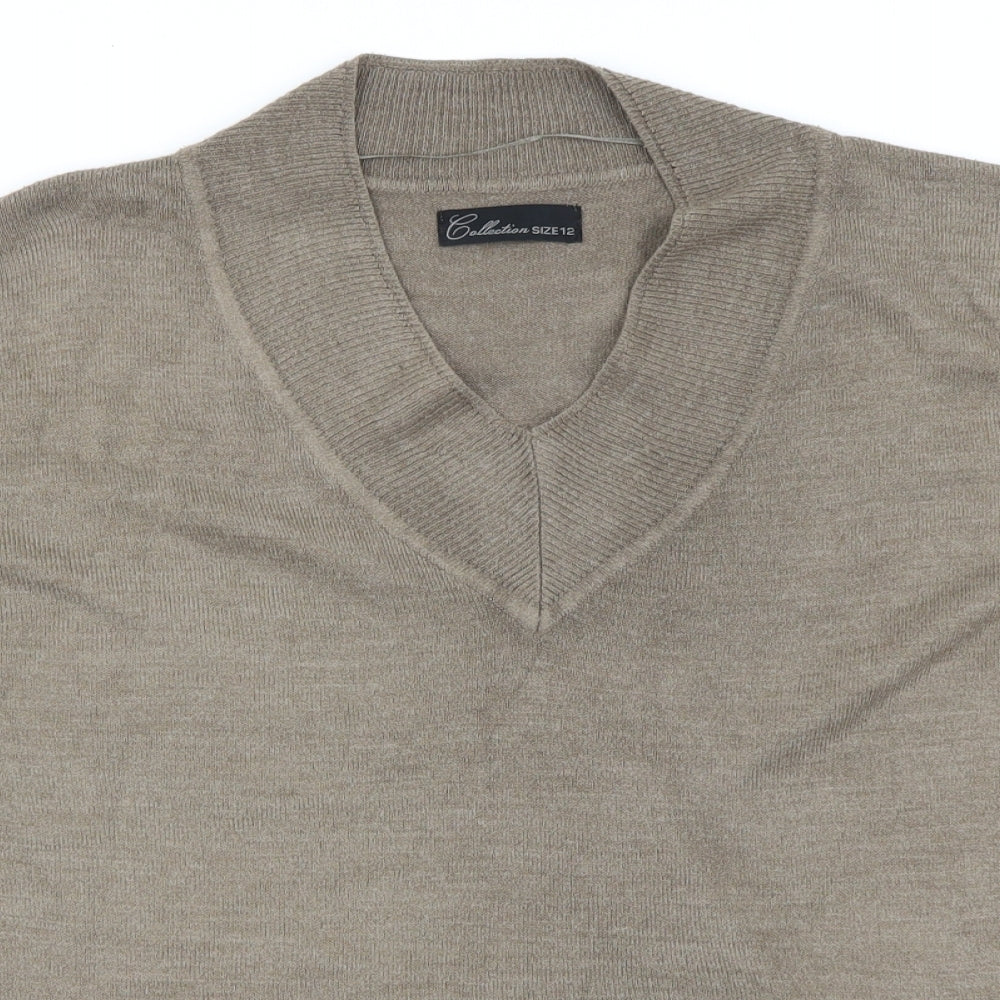 collection Womens Beige   Pullover Jumper Size 12