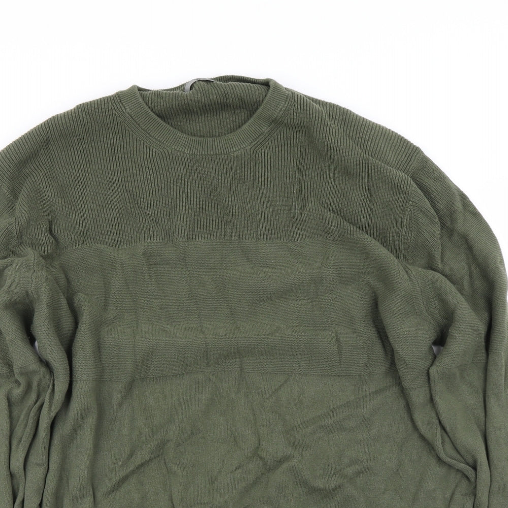 TU Mens Green   Pullover Jumper Size XL