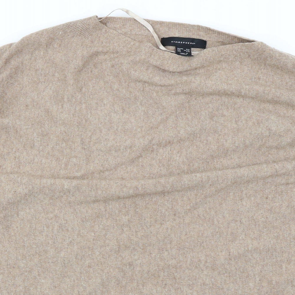 Atmosphere Womens Beige   Pullover Jumper Size 8