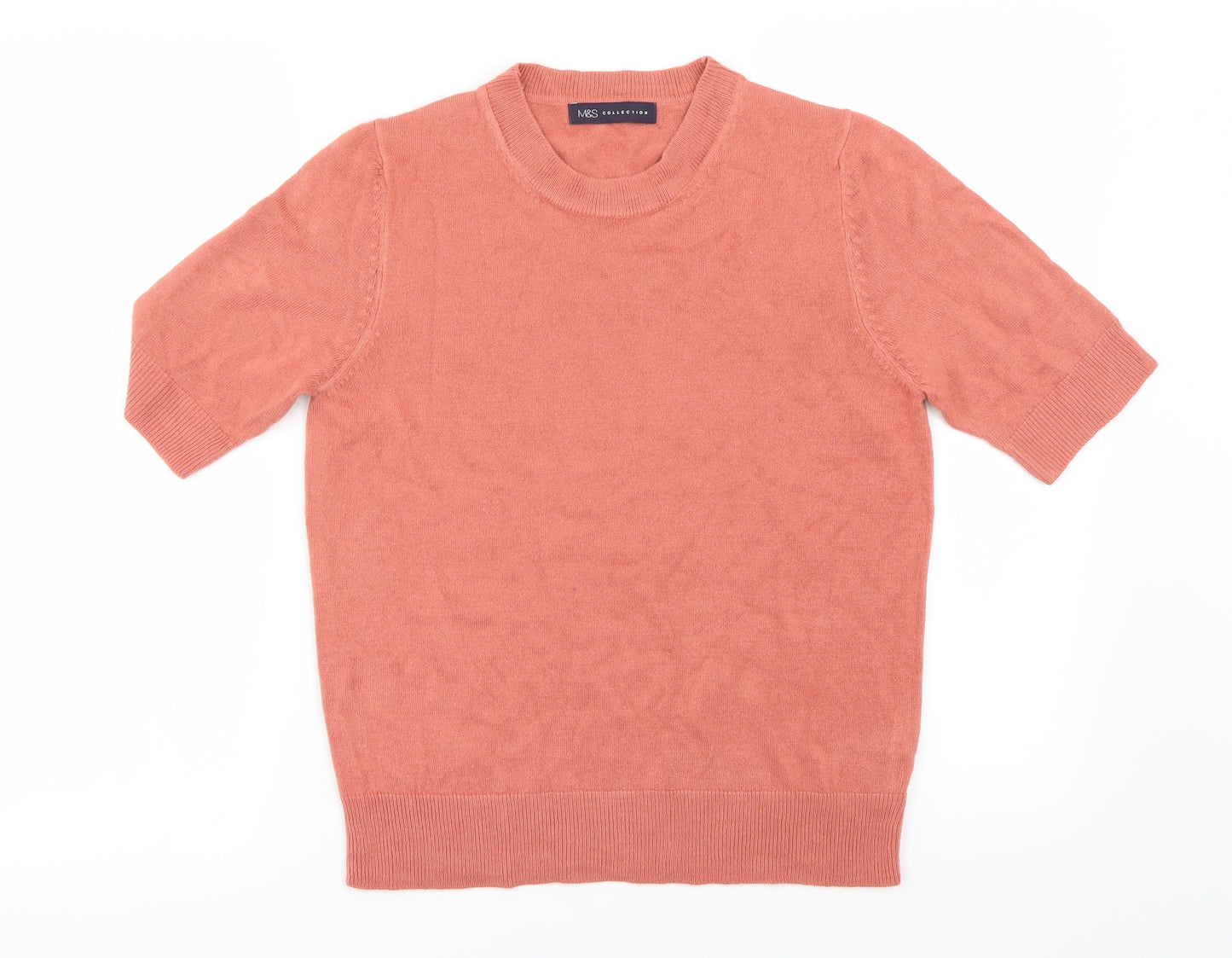 Marks and Spencer Womens Orange   Pullover Jumper Size 10
