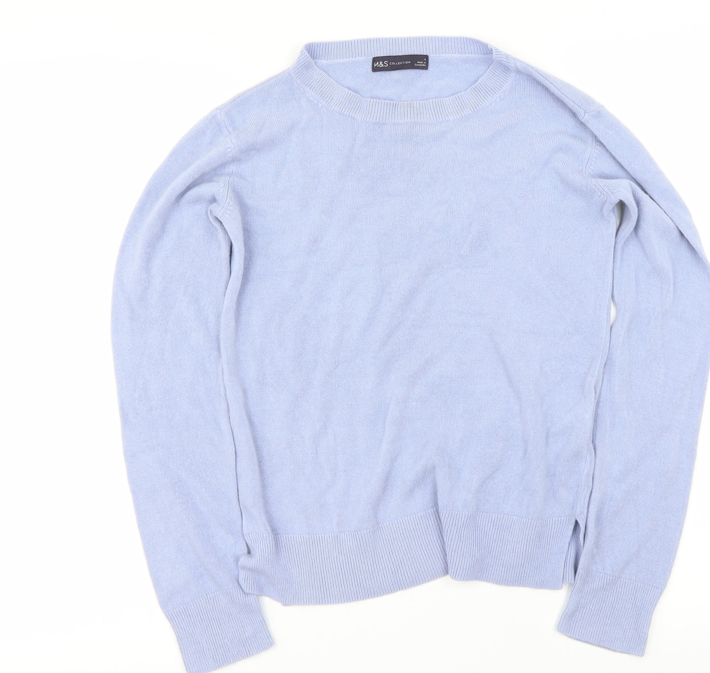 Marks and Spencer Womens Blue   Pullover Jumper Size 8