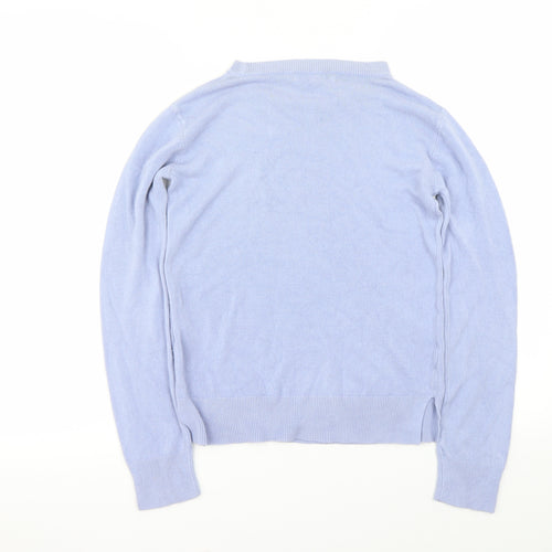 Marks and Spencer Womens Blue   Pullover Jumper Size 8