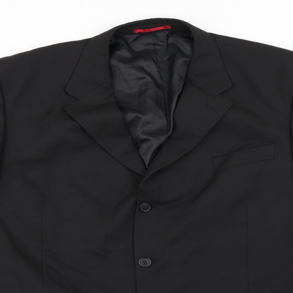 Taylor & Wright Mens Black   Jacket Blazer Size 48