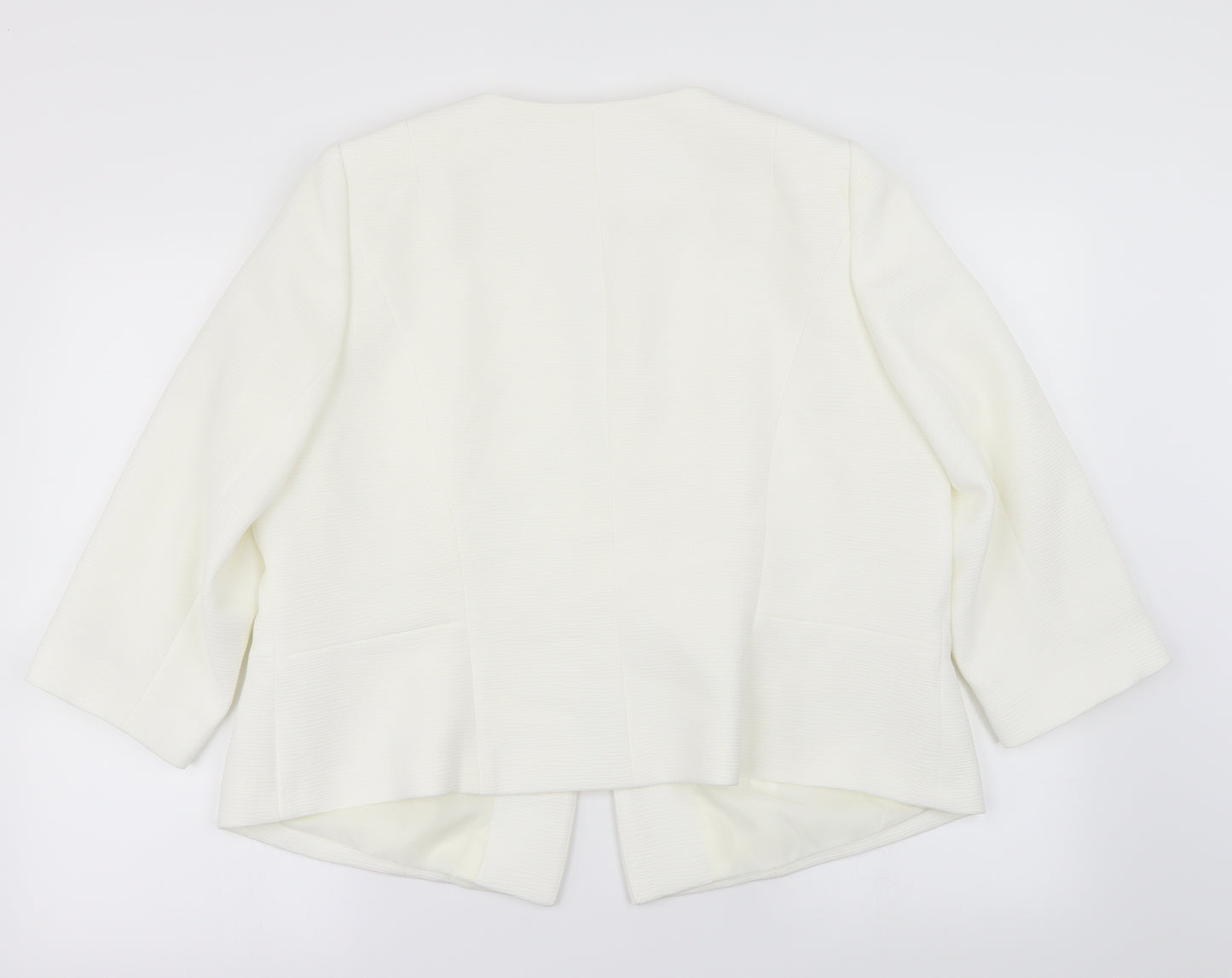 studio 8 Womens Ivory   Jacket Blazer Size 20